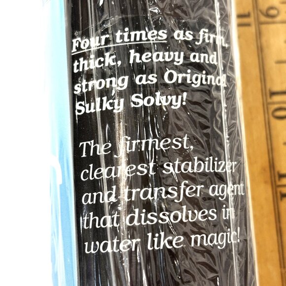 ULTRA Solvy Extremely Stable Water Soluble Stabilizer 12” x 8 yrd NWT - Picture 5 of 9